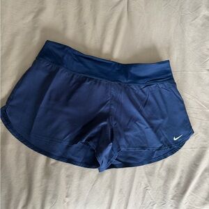 Nike Women's Dark Blue Athletic Shorts